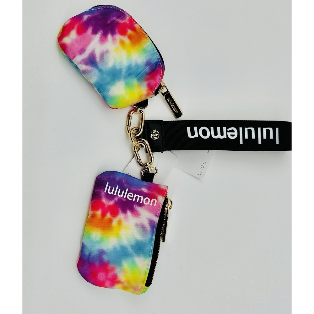 Lululemon Dual Pouch Wristlet Keychain Wallet, Coin purse NWT